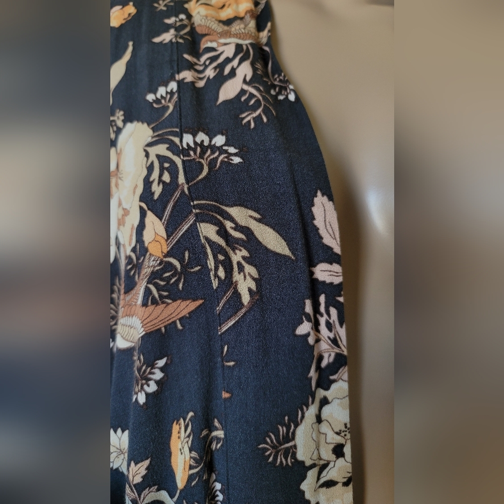 Spell & The Gypsy x Free People Jane Maxi Robe Kimono OS Bird Print Floral - Picture 7 of 12